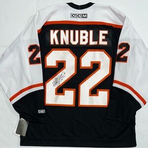 New Vintage 90s Philadelphia Flyers Mike Knuble Ccm Black Away Jersey Men Xl Nhl
